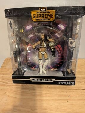 AEW Unrivaled Supreme Collection Dr. Britt Baker Action Figure - White